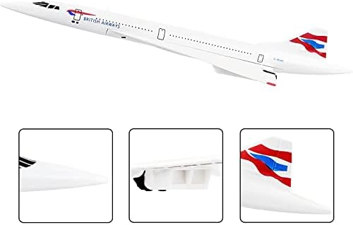 Csyanxing 1/400 liga escala British F-BVFB Concorde Airplane Model Simulation Aviação Modelo de aviação para presente de coleção