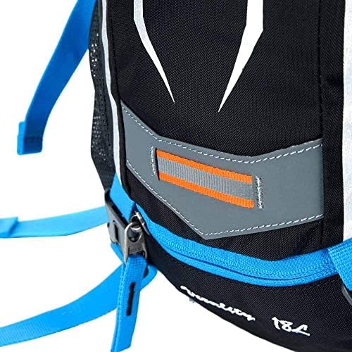 Mochila de ciclismo de Lxada, mochila 18L Backpack Backpack Impermeável com cobertura de chuva para