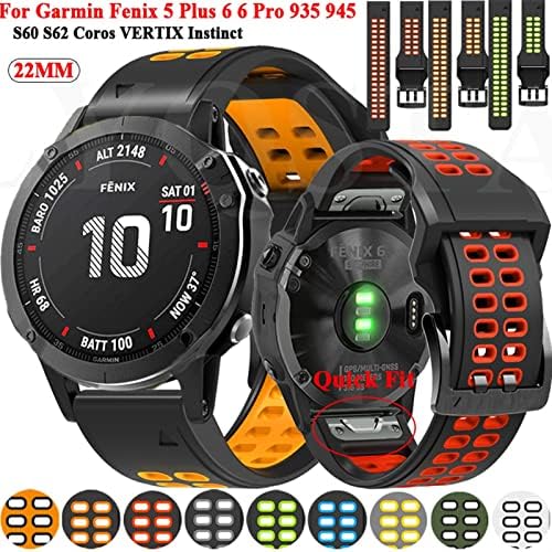 Eidkgd Smart Watch Band tiras para Garmin Fenix ​​7x, Fenix ​​6x, 3HR, Fenix ​​5x, Descent Mk2, Enduro, Bracelete Delta Tactix Pulseira de Sport de Sport de 26mm Correa