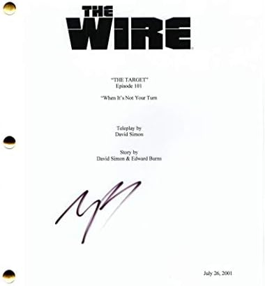 Michael B Jordan assinou o Autograf - The Wire Pilot Script - Dominic West, Creed