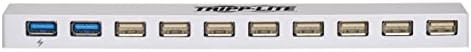 Tripp Lite USB Hub 10-porta 2 USB 3.0/8 USB 2.0 portas combo carregamento USB