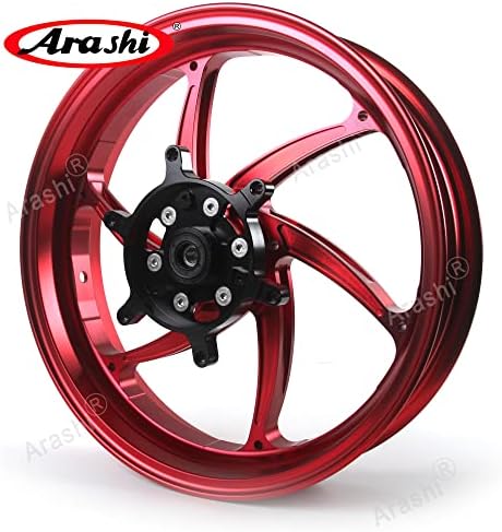 Aros de roda Arashi de 15 polegadas dianteiro e traseiro para Honda Forza 350 2018-2023 /novo Forza 350 2018-2023 ADV incluem acessórios de substituição de motocicletas peças vermelhas para a Forza350 2019 2020 2021 2022