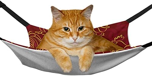 Hammock de gato vermelho Galo de galo de gato dourado Janela de gaiola de gaiola salva -se salvador para