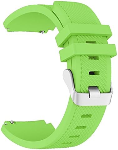 Gear S3 Frontier/Banda clássica de relógio, Vonter Soft Silicone Substitui Sport Strap for Samsung Gear S3 Frontier/S3 Classic/Moto 360 2ª Gen 46mm Relógio inteligente, não Fit S2 & S2 Classic & Fit2, Green