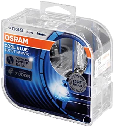 Osram Xenarc Cool Blue Boost D3S Xenon Car Farol Bulbos 66340CBB-HCB