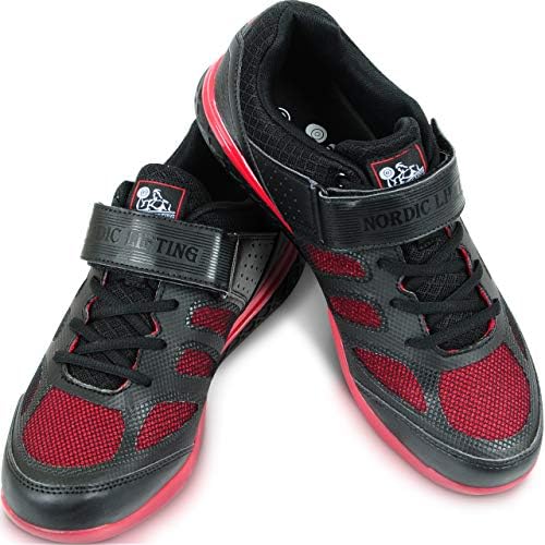 Kettlebell - pacote de 18 lb com sapatos Venja Tamanho 7 - vermelho preto