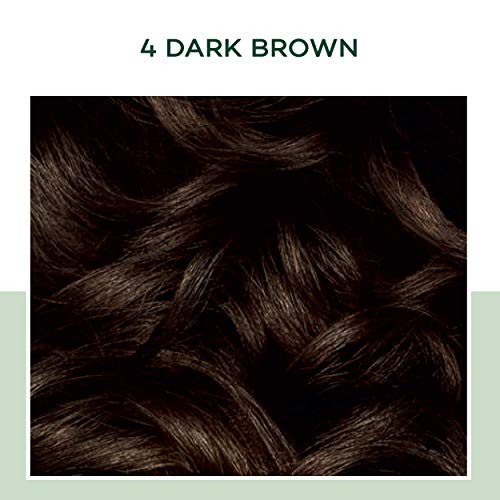 Clairol Instintos naturais Demi-corante de cabelo permanente, 4 cor de cabelo castanho escuro, pacote de 3