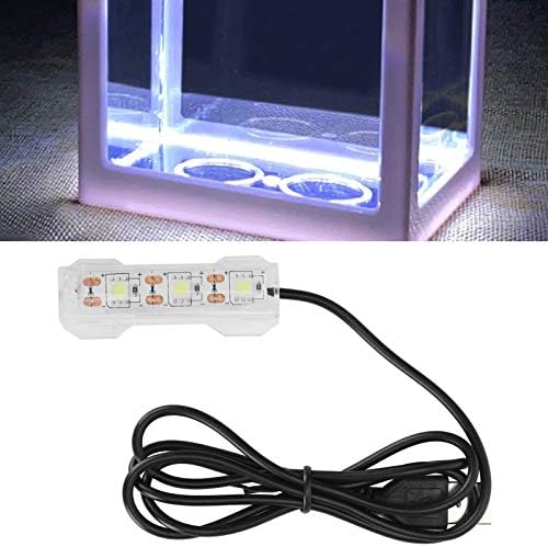 Zerodis LED LED Aquarium Light, Water Water Plant Fish Tank Light LED LED Lamp Desktop Decoration for Hexagonal Fish Tank
