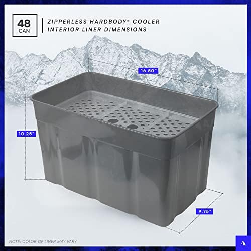 Ártico Zone Titan Deep Freeze Cooler - 48 LAN HARDBODY RECERLER - ISOLADOR DE FORZE DE PROFUNDO, LING HARDBODY e SmartShelf