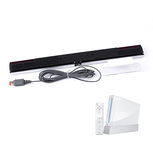 Barra de sensor de sapo de dados para Wii Substacting Wired Infravery Ir Ray Motion Sensor Bar compatível com Nintendo Wii e Wii U Console