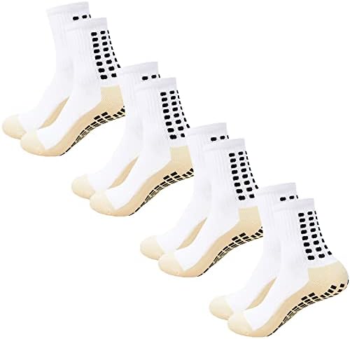 Meias de garra de garra de meias de futebol sem skid bola anti -slip não deslizamento almofadas para meias