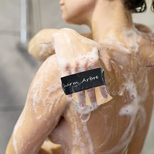 Charm Arbre Fragrance esponja sabonete de banho com banda de alcance, limpa e esfolia delicadamente a