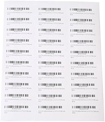 [100 folhas; 200 rótulos] Etiquetas de remessa de meia folha adesiva para impressoras a laser e