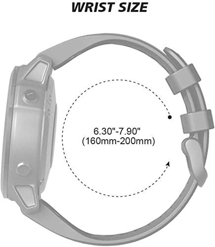 Kangdd Silicone Smart Watch Band Bracelet tiras para Garmin Fenix ​​7x 7 6x 6 Pro 3HR Lançamento 22 26mm QuickFit WatchBand Correa