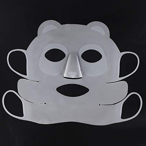 Máscara facial de silicone, capa de máscara facial de silicone reutilizável