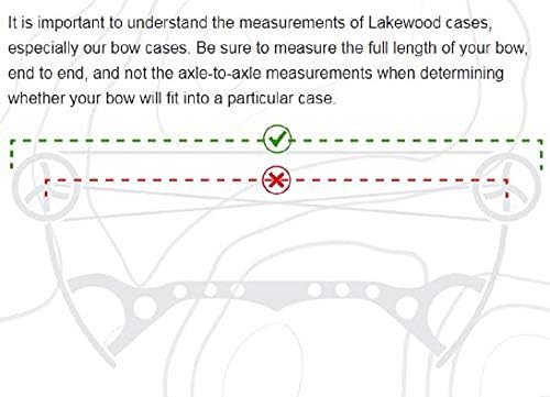 Lakewood Soft -sidel -side Hard Archery Single 45 Bow Case Combo - Black