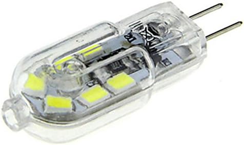 Lâmpadas LED G4 Base bi-pino Base 1,5W 12V Daylight White 6000k LED lâmpadas para teto da paisagem sob iluminação de contador, pacote de 10, cobertura clara