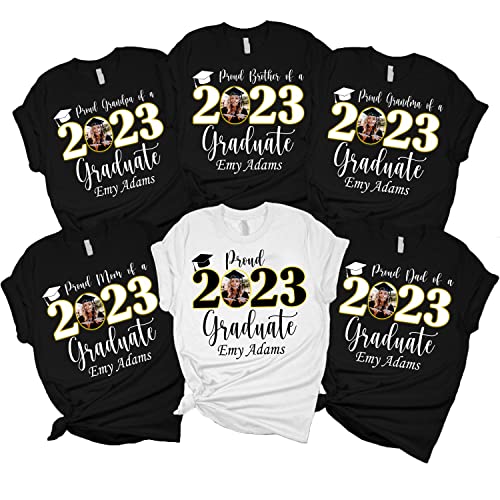 T-shirt personalizada Família de formatura 2023, camisa de formatura personalizada, camisetas de pós-graduação,
