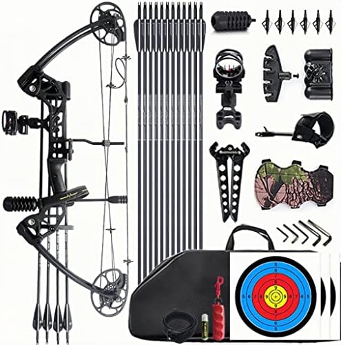 Lanneret Composto Bow and Archers Conjuntos - Arco -e flecha à direita Arco -arco de 0-70 libras Desenham