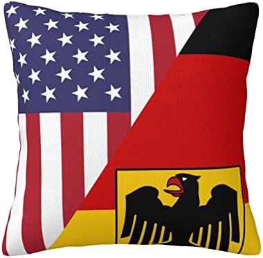 America Germany Friendship Flag Soft confortável confortável travesseiro de luto com forte praticidade em casa