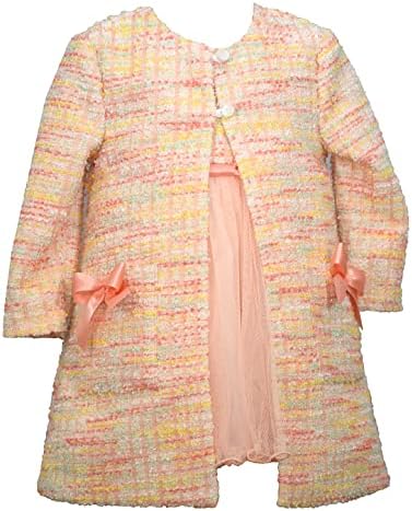 Bonnie Jean Girl's Dress and Coat Set - Para bebê, bebê, criança e meninas