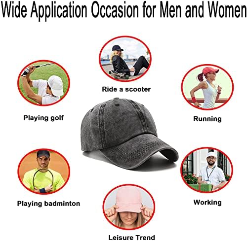 Capinho de beisebol para homens para homens, Hats Snapback Ajusta Chapéu de Summer Trucker Dad