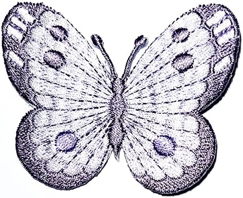 Hho Patch roxo Butterfly Patch voador de borboleta desenho animado crianças bordadas ferro bordado em costura
