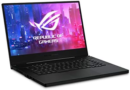 ROG ZEPHYRUS S Laptop de jogos finos e portáteis, 15,6 ”240Hz G-Sync FHD IPS, GeForce RTX 2070, I7-9750H, 16 GB DDR4 RAM, 1TB PCIE HYPER DRIVE