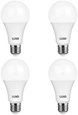 LUNO A21 Bulbo LED diminuído, 15W, 1600 lúmens, 2700k, base média, UL e Energy Star