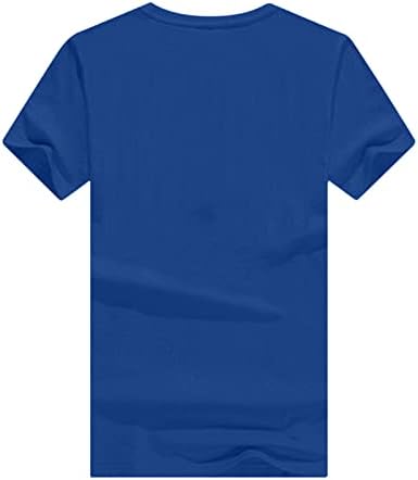 Manga curta Comfort Roupos de cor de algodão gráfico de algodão engraçado camiseta superior para meninas Office