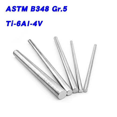 38mm DIA 1.496 x 9,8 ASTM B348 GR.5 Titanium ti-6al-4V Barra redonda Ti Rod liga de titânio sólido 1pc
