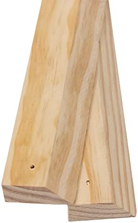 Impressão manual 12 pendurar conjunto de madeira artesanal, natural