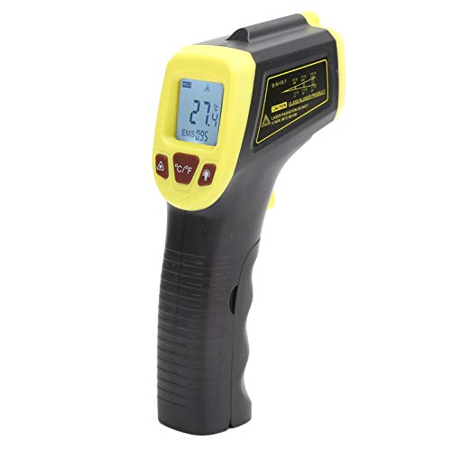 Termômetro infravermelho sem contato, terminômetro de temperatura digital infravermista de alta temperatura, -50 ~ 600 ° C/-58 ~ 1122 ° F, pistola de termômetro industrial