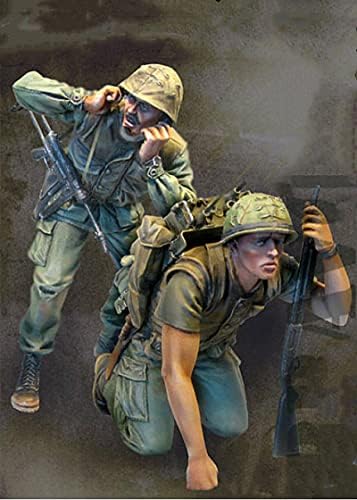 Goodmoel 1/35 Guerra do Vietnã, Soldado Modelo de Soldado de Resina de Combate dos EUA/Kit em miniatura
