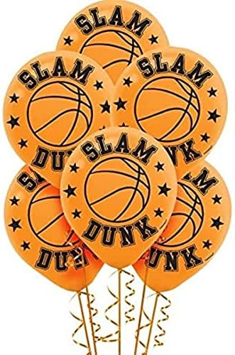 Balões de látex de basquete, decoração de festa