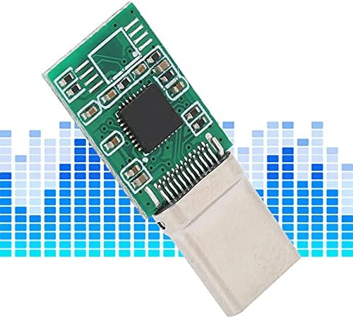 Conversor de áudio, TypeC Externa Cartão de som PCB PCB HD Qualidade de áudio Converter de solda Módulo de decodificador de ferro para tablet