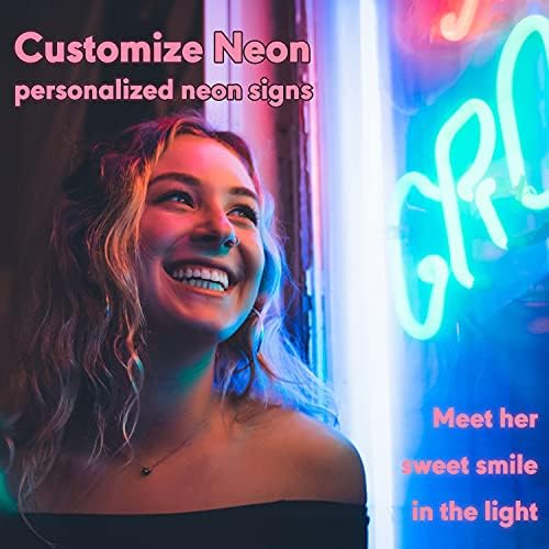 Fireocity Custom LED sinais de néon, design de luz de neon design personalizado para festa/casamento/aniversário/hashtag/home/quarto/bar/uso interno tamanhos personalizados cor 12v