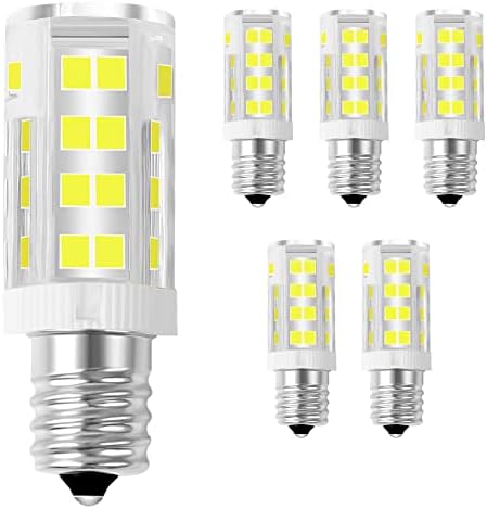 Lâmpada led de eliung e14 5w, lâmpada de milho equivalente a halogênio de 40w de 40w para refrigerador, alcance, capa, lâmpada de cristal, luz LED 2835-smd não diminuído