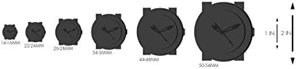 Casio Men 'Classic' Quartz Aço inoxidável e relógio casual de resina, cor: preto