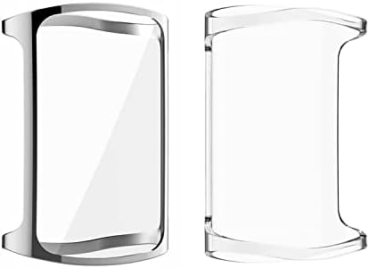 [2 pacote] METEQI TPU Protetor Caso Compatível com Fitbit Charge 5
