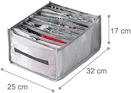 Caixa de armazenamento de malha dbylxmn roupas de armazenamento de roupas de gaveta de caixa de compartimento de compartimento de compartimento de compartimento para calças de armazenamento têxtil para cobertores para cobertores