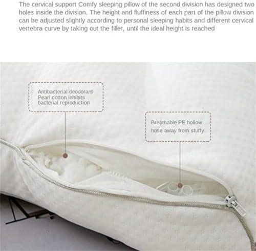 N/A travesseiro cervical, apoio de cabeça ajustável para proteger o auxílio para dormir, travesseiro de