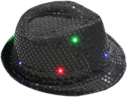 Chapéu led lanterna de lanterna up chique parto unissex vestido de chapéu colorido racks para