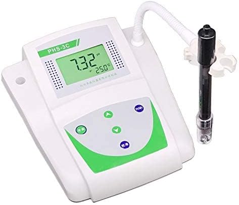 Medidor de pH do laboratório de bancada com 0,01 pH Precisão de precisão Auto Calibração pH Temper a temperatura do medidor de condutividade com 1% de precisão de F.s 0 a 200,0 ms/cm faixa