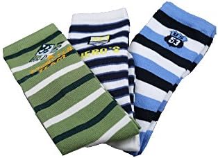 CCZMFEAS Little Boys Knee High Socks Cotton Comfort Tag Socks 8 Par Pack