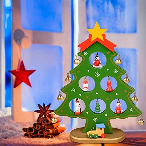 Ornamentos de estrela para detalhes decorativos da árvore de Natal para decoração de casa Árvore artificial de Natal Mini Arregada de Natal Desktop Decoração de estátua