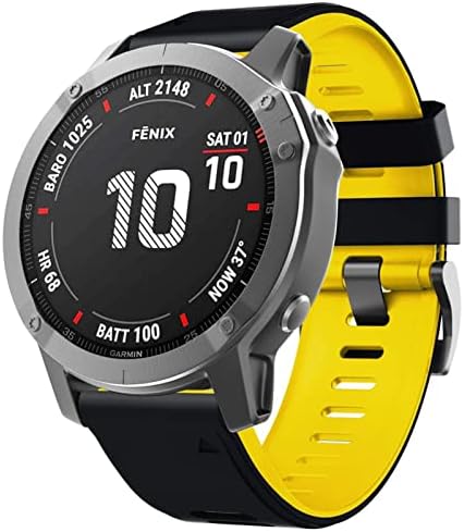Cinta de pulseira de relógio inteligente de silicone svapo esportivo para Garmin Fenix ​​6x 7 7x